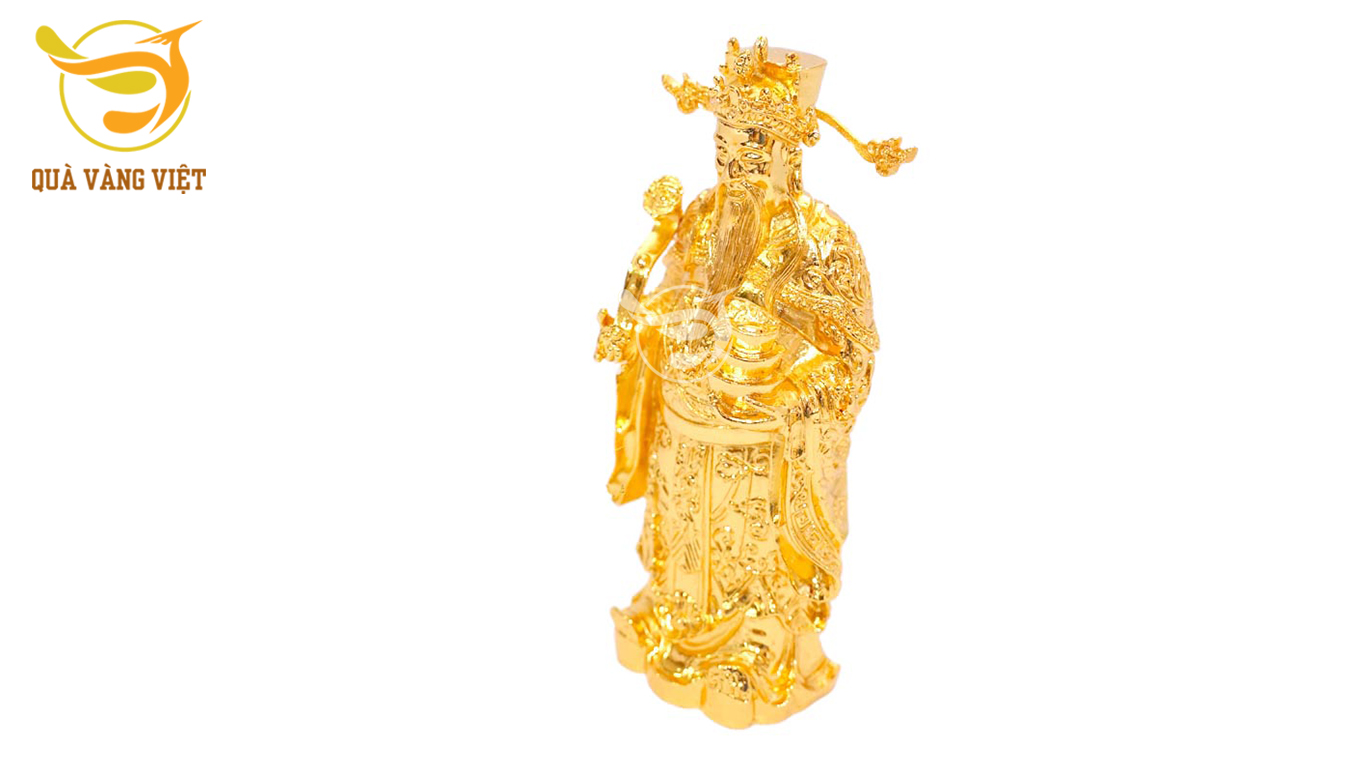 Tượng Thần Tài Mạ Vàng - Cỡ 1