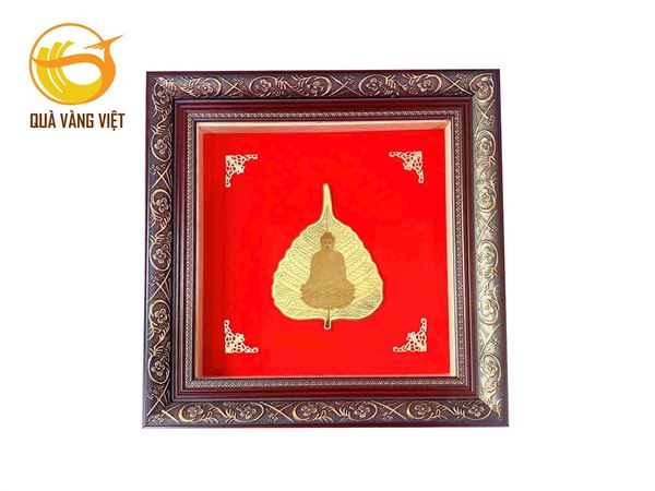 Lá bồ đề dát vàng: Biểu tượng của sự bình an và may mắn