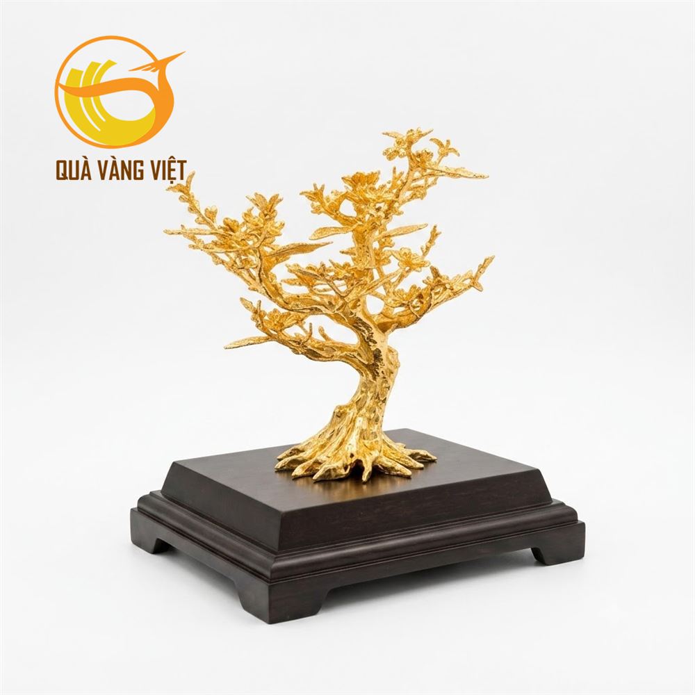 Cây hoa mai mạ vàng 24k