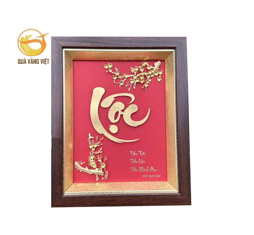 tranh chữ lộc 3